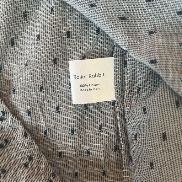 Roller Rabbit light blue patterned tunic size medium. Worn twice - Picture 5 of 7